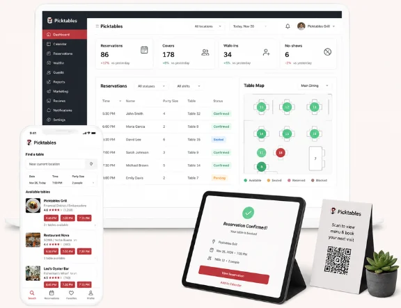 restaurant reservation software for cafes